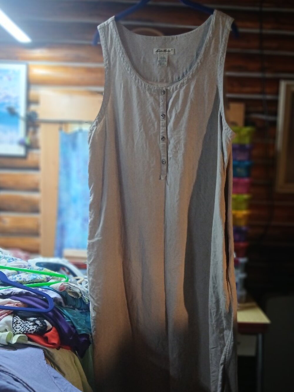 Eddie Bauer Maxi Linen Jumper